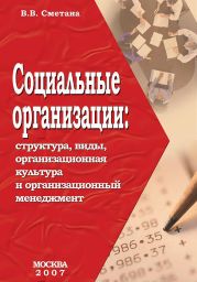 Социальные организации: структура, виды, организационная культура и организационный менеджмент