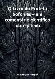 O Livro do Profeta Sofonias – um coment?rio cient?fico sobre o texto