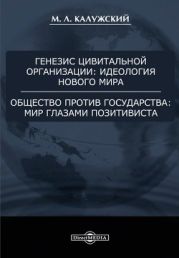 Генезис цивитальной организации: идеология нового мира. Общество против государства: мир глазами позитивиста.