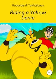 Riding a yellow genie